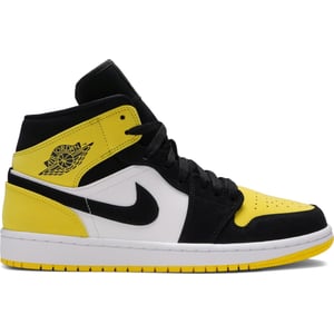 Jordan 1 Mid Yellow Toe Black