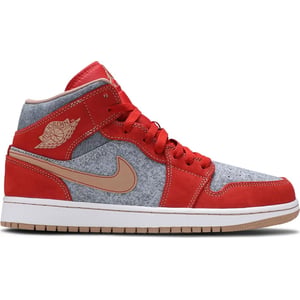 Jordan 1 Mid Denim Red