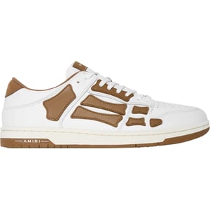 Amiri Skel Top Low White Brown