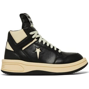Rick Owens x TURBOWPN Mid Black Cloud Cream