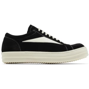 Rick Owens EDFU Suede Leather Vintage Low Black Milk