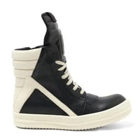 Rick Owens Strobe Geobasket High Black Milk