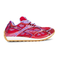 Bottega Veneta Orbit Sneaker Metallic Red Wisteria