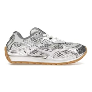 Bottega Veneta Orbit Sneaker White Silver