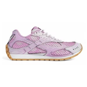 Bottega Veneta Orbit Sneaker Gloss Silver