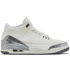 Air Jordan 3 Retro Sail Metallic Silver