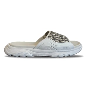 Dior H-Town Sandal Dior Oblique - Grey Beige