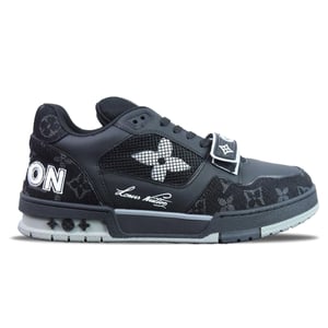 Louis Vuitton Trainer Stripe Black White